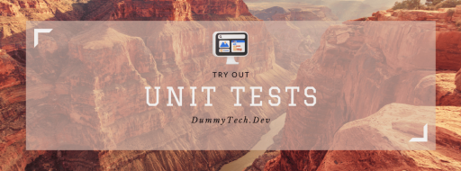 How to write unit test for dummies