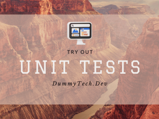 How to write unit test for dummies